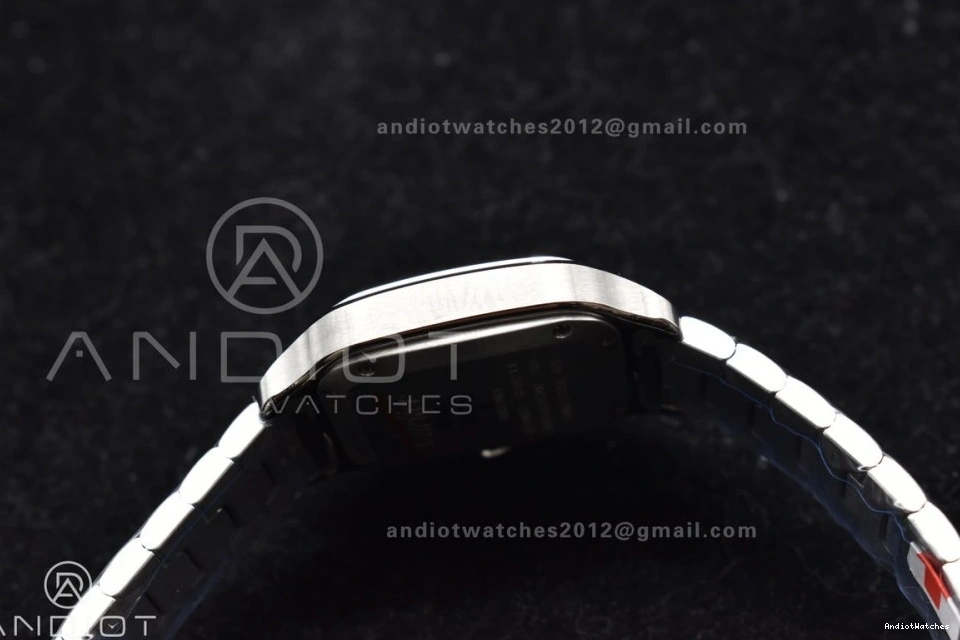 SS 1:1 1045 TopPick SS de 9015 Best Dial White Cartier on Edition Bracelet SmartLinks BVF Santos MIYOTA 35mm V 0926